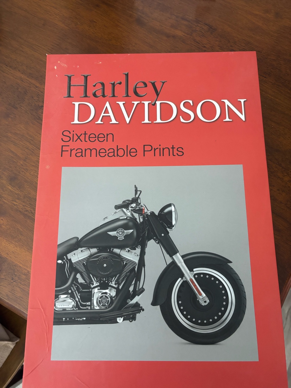Harley-Davidson Red and Black Wall Art Prints